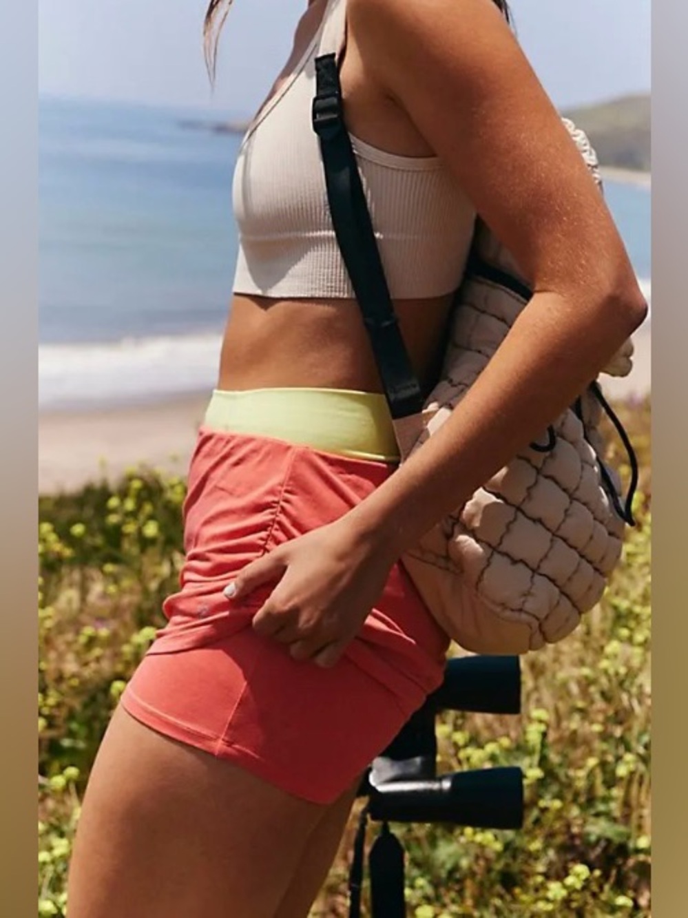 FP Movement by Free People ~ Hot Shot Micro Skort ~ XS ~ Ruby Red ~ NWT **